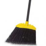 View: 6389 Jumbo Smooth Sweep Angle Broom, 1" dia Black Metal Handle, Polypropylene Fill Pack of 6